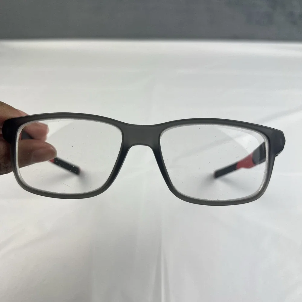 Oakley OY8007 0250 Field Day Youth Glasses Satin Grey Smoke Red 50-15-128 #2